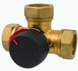 Клапан поворотный 3-х ход. ESBE VRG 131-25-10 с приводом ARA 661