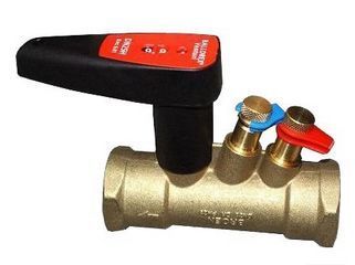 Клапан баланс. Ballorex Venturi FODRV с дренажем р/р Ду15 L Ру25, Kvs0,63 с измер. ниппелями 