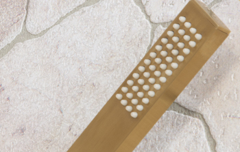 Смеситель д/ванны "Aisch" (5501)  кор.излив, 35мм золото  WasserKraft