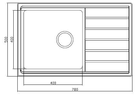 Кухонная мойка Seaman Eco Roma SMR-7850A
