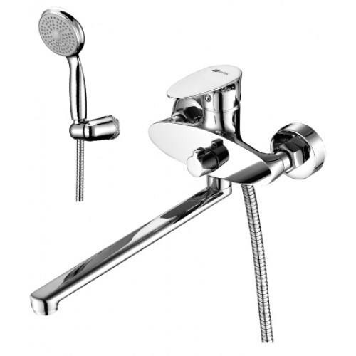 Смеситель д/ванны "NERO" (LM0251C) плоскийизлив LEMARK