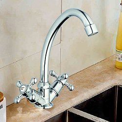 Смеситель д/кухни G-lauf (JML4-A605) крест. двуручковый (без подводки) (20)