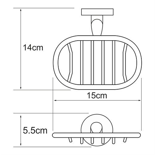 Мыльница решетка WasserKRAFT K-6269
