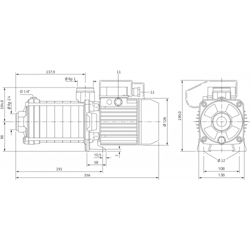 Насос MHIL 503-E-3-400-50-2 (4083907)