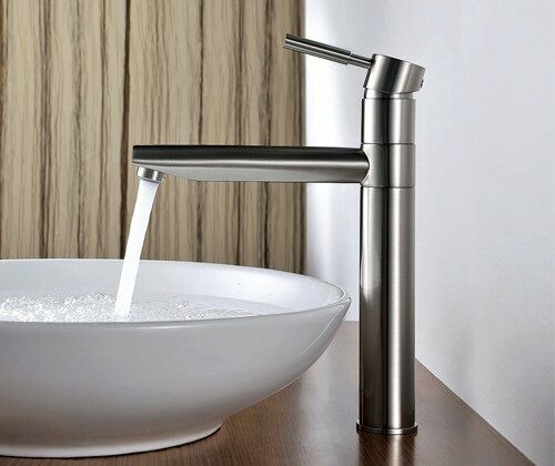 Смеситель д/кухни " Wern" (4207)  35мм матовый хром  WasserKraft