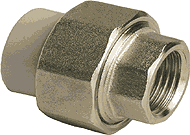 Разборное соед.25*3/4"вн.рез. серый (15/75) ПРО АКВА (PA20014G)