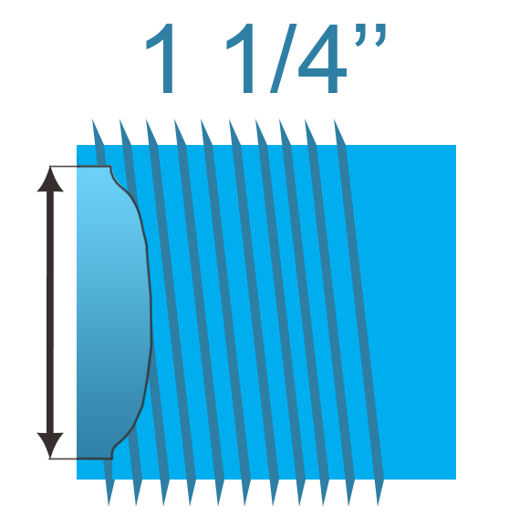   1 1/4''