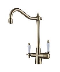 Смес д/кухни Kaiser Vincent ф35 боковой под фильтр бронза (31844-3)