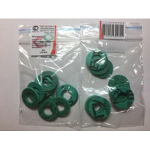 Набор прокладок из безасбестового паранита 1/2" 19х10 h2мм (10 шт)