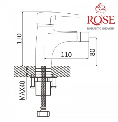Смеситель д/биде SHEVANIK S5007