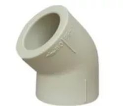 Колено 40*45 серый (20/80) ПРО АКВА (PA13514PG)