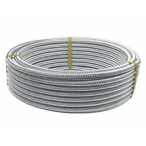 Труба  гофрир.нерж. сталь  18А под гайку 3/4" бухта 50м. 