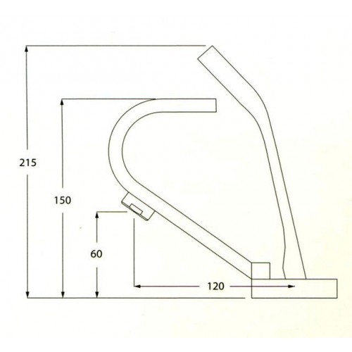 Смес д/раковины Kaiser Mode ф25 (99011)