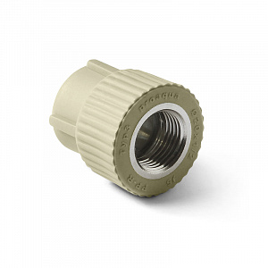 Переход 25*1"вн.рез. серый (10/80) ПРО АКВА (PA22013PG)