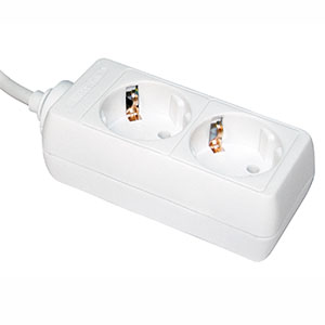 Удлинитель 2 розетки 5м. с з/к ПВС 3*1,0 УО2 (И) (949119) IEK
