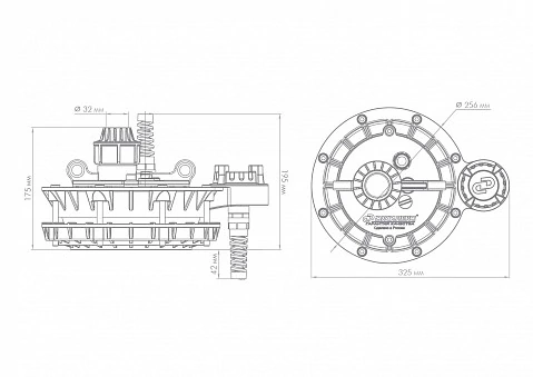 Оголовок  скважинный ОСПБ 133-160/32 (6305)