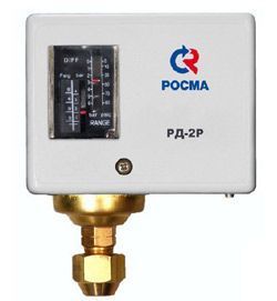 Реле давления РД-2Р-1,6МПа-G1/4 диап. 0,5..1,6МПа, диф. 0,1...0,4 МПа (РОСМА) (4009)