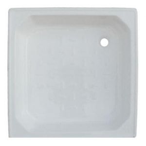 Поддон  чугунный эмаль0,8х0,8х0,167