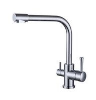 Смес д/кухни Kaiser Merkur бок.под фильтр ф40 серебро (26044-5)