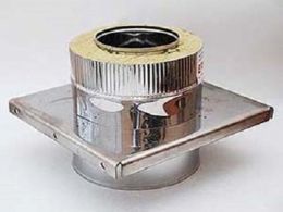 Сэндвич-пластина опорная "Sferra" нерж.0,8мм/оцинк. ф115х200