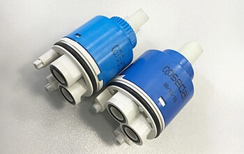 Смеситель д/ванны "Aisch" (5501)  кор.излив, 35мм золото  WasserKraft