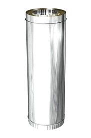 Сэндвич-Труба "Sferra" 1,0м. нерж.0,8мм/оцинк. ф200х300