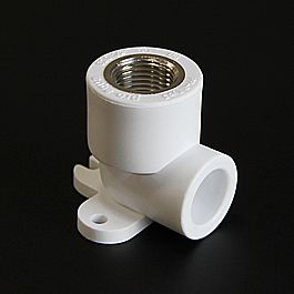 Колено наст.20*1/2 вн.рез. белый (10/150) ПРО АКВА (РА28008Р)