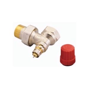 Клапан терморег. RTR-N углов. DN25, PN10, Тmax=120°С, Kvs1,4 для 2-труб. системы отопл. (013G7017)