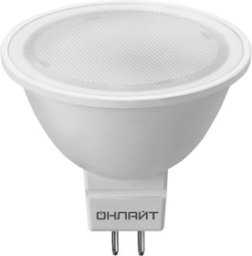 Лампа светодиодная OLL-MR16-5-230-4K-GU5.3 5Вт 4000К нейтр. бел. 370лм ОНЛАЙТ 71638 388150