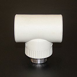 Тройник 20*3/4"нар.рез. белый (10/80) ПРО АКВА (РА25010Р)