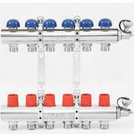 Коллектор 1" x 3/4" ЕК 6 выхода с регулировочными и термостатическими вентилями (441E4306) Uni-Fitt