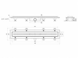 Водоотводящий желоб 400 мм  Prime scala legal  4028.TY050K.040.1  MAXIFLOW