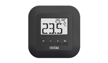 Термостат комнатный ZONT МЛ-332.black (868) беспроводной (через радио модуль (ML00006089)