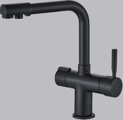 Смеситель д/кухни Haiba HB70088-7 под фильтр черный 