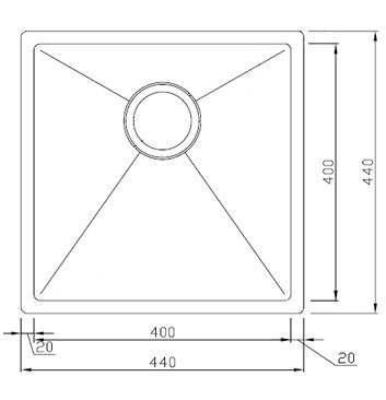 Кухонная мойка Seaman Eco Marino SME-440