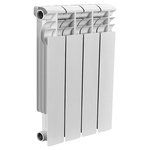 Радиатор бимет. Rommer Profi BM350 4 сек (RAL9016)  