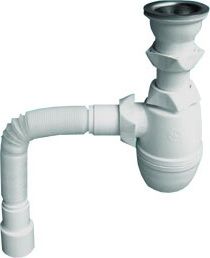 Сифон 1 1/4х40 бутылочный с гофрой 40х40/50 Минор  SM-2102  30718050