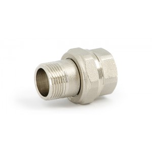 Американка  1 1/2" г/ш ник. прямая плоская прокладка (656N6000) UNI FITT