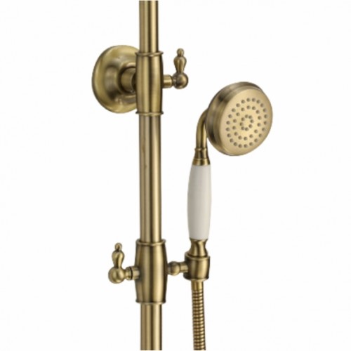 Душ. система ROSE с изливом бронза R0136Q