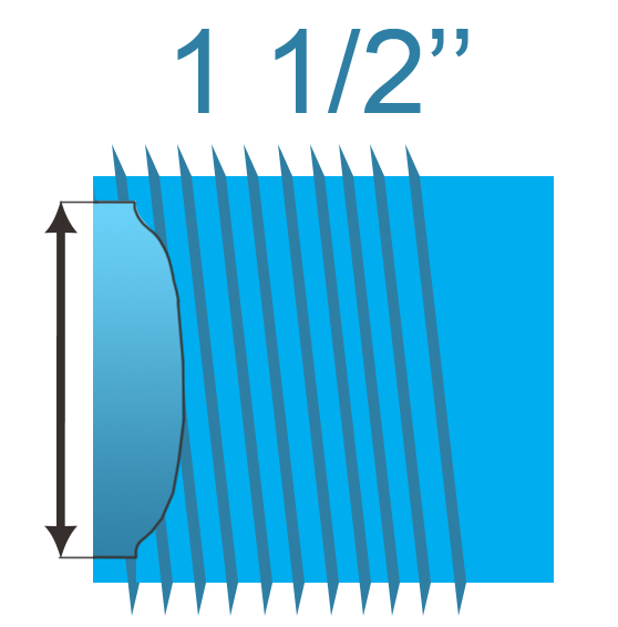   1 1/2''