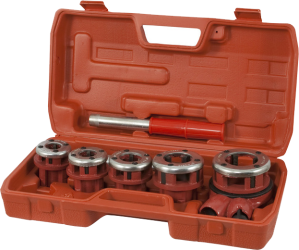 Клуппы трубные 3/8"- 1/2" - 3/4" - 1"- 1 1/4", 5 шт. (70005) FIT