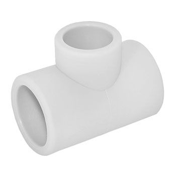 Тройник редуцир. 75*63*75 белый (24) ФД-plast