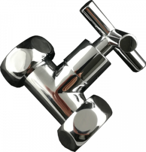 Вентиль прямой для П/С 1"x1" г-г (VR2055E) крест VIEIR  (60/2)