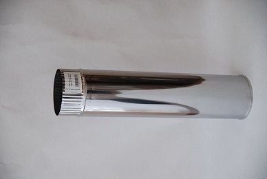 Дымоход "Sferra" 0,5м. нерж.0,8мм ф115