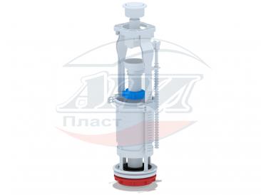 Арматура д/унитаза Ани спускная эконом, кнопка мет., без клапана WC7030М  (30)