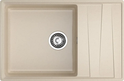 Мойка комп. GRANFEST LEVEL GF-LV-760L  760х500 кашемир с сифоном