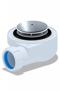 Сифон для душевого поддона 70 мм, h 55 мм, хром Ани пласт E450C  (12)