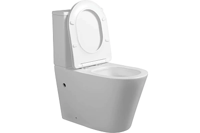 Унитаз-компакт Cerutti SPA "SELLA GW Tornado" безободковый сид.дюропл. м/лифт CT10096 АКЦИЯ