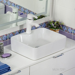 Умывальник фигурный 7291Х MELANA