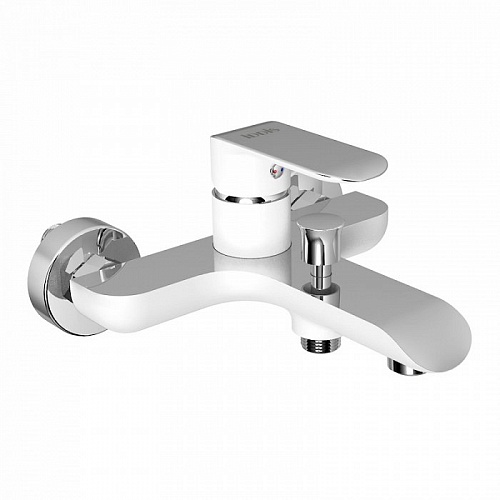 Смеситель для ванны, белый/хром, Calipso, IDDIS, CALSB00i02WA